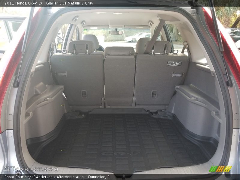 Glacier Blue Metallic / Gray 2011 Honda CR-V LX