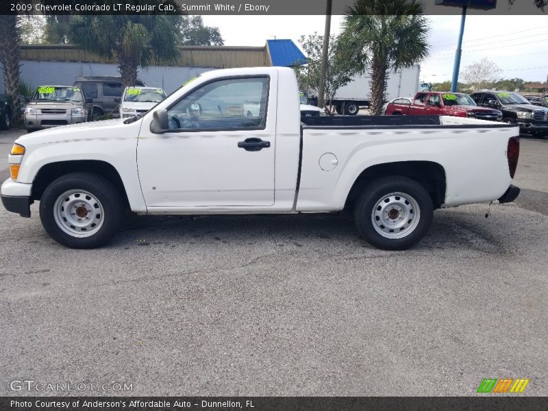 Summit White / Ebony 2009 Chevrolet Colorado LT Regular Cab
