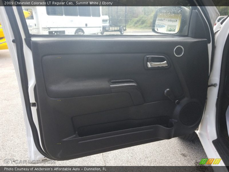 Summit White / Ebony 2009 Chevrolet Colorado LT Regular Cab
