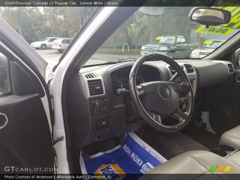 Summit White / Ebony 2009 Chevrolet Colorado LT Regular Cab