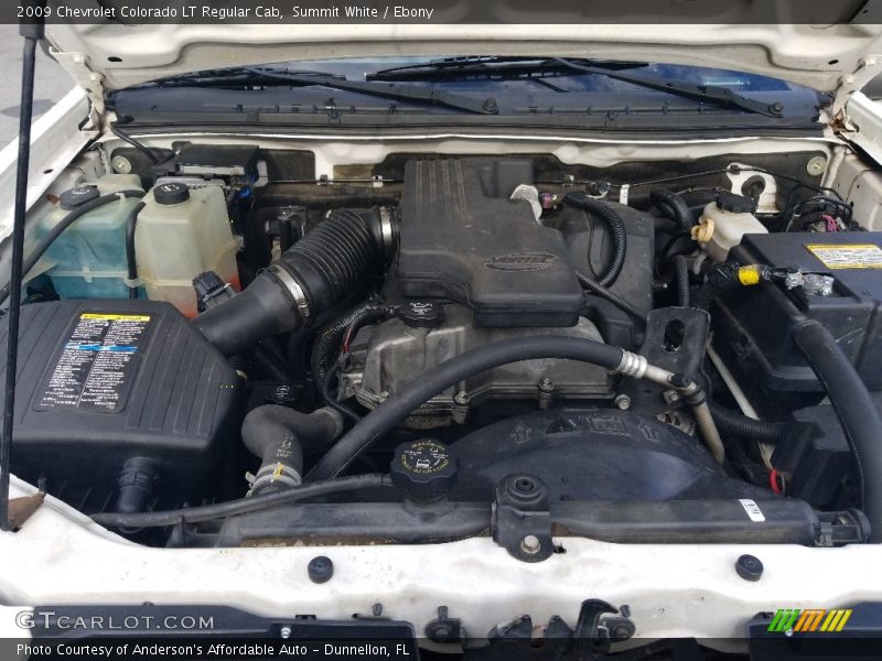 Summit White / Ebony 2009 Chevrolet Colorado LT Regular Cab