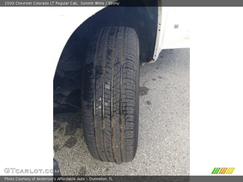 Summit White / Ebony 2009 Chevrolet Colorado LT Regular Cab