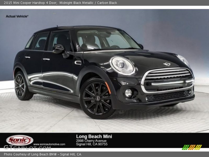 Midnight Black Metallic / Carbon Black 2015 Mini Cooper Hardtop 4 Door