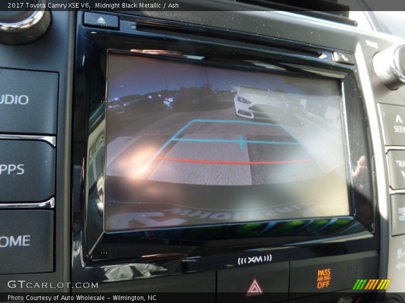 Midnight Black Metallic / Ash 2017 Toyota Camry XSE V6