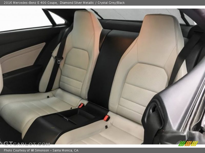 Diamond Silver Metallic / Crystal Grey/Black 2016 Mercedes-Benz E 400 Coupe