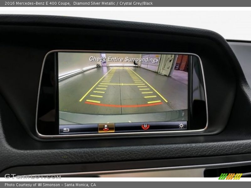 Diamond Silver Metallic / Crystal Grey/Black 2016 Mercedes-Benz E 400 Coupe