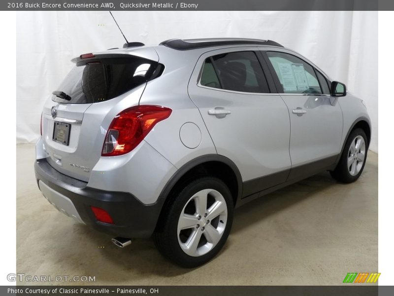 Quicksilver Metallic / Ebony 2016 Buick Encore Convenience AWD