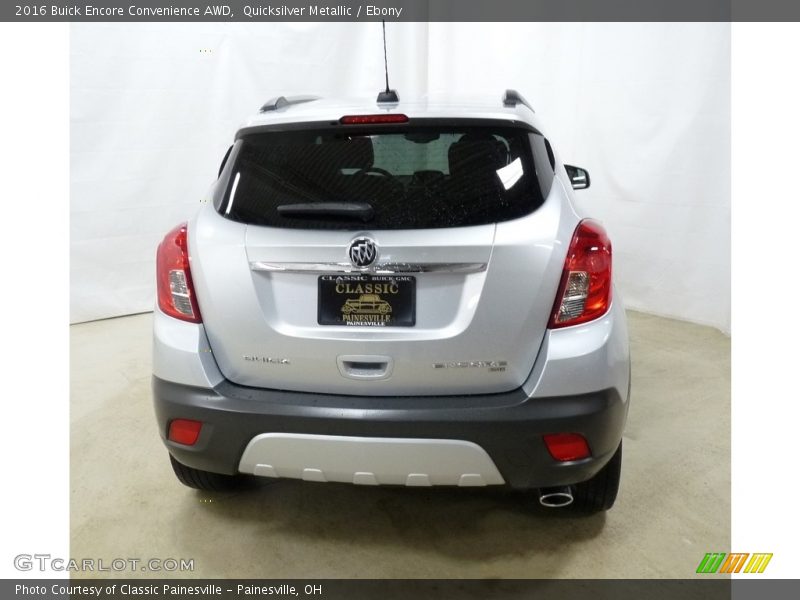 Quicksilver Metallic / Ebony 2016 Buick Encore Convenience AWD