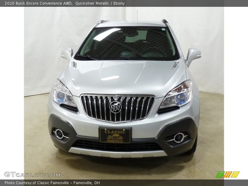 Quicksilver Metallic / Ebony 2016 Buick Encore Convenience AWD