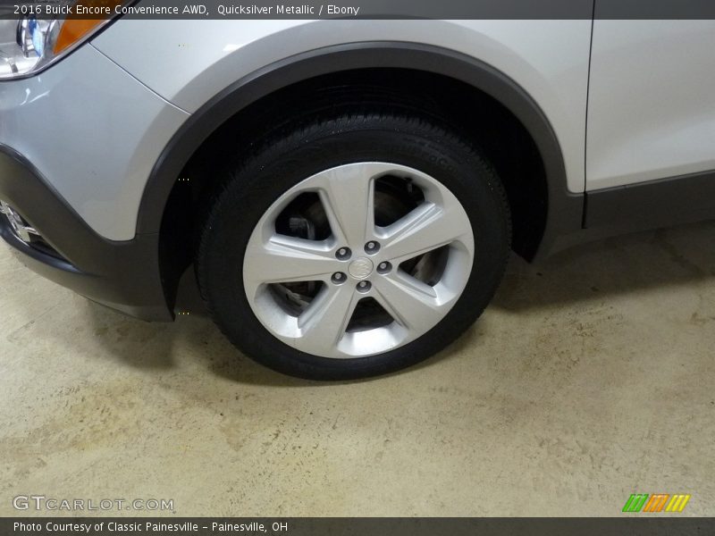 Quicksilver Metallic / Ebony 2016 Buick Encore Convenience AWD