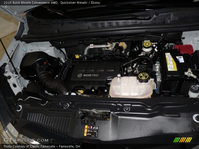 Quicksilver Metallic / Ebony 2016 Buick Encore Convenience AWD