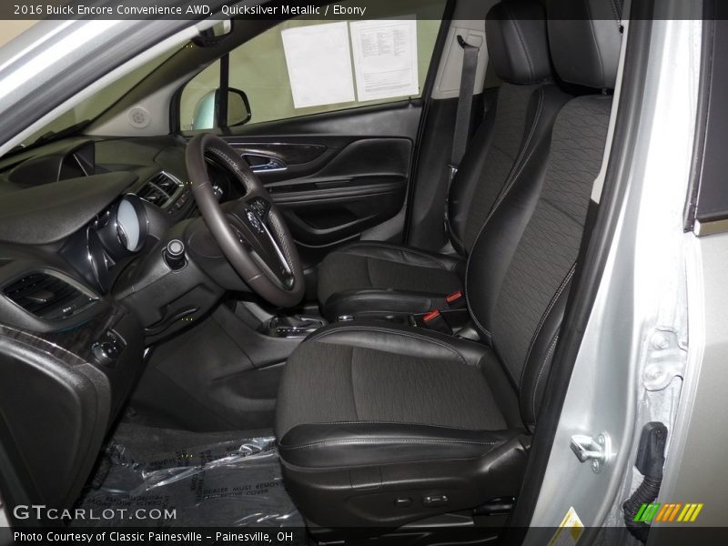 Quicksilver Metallic / Ebony 2016 Buick Encore Convenience AWD