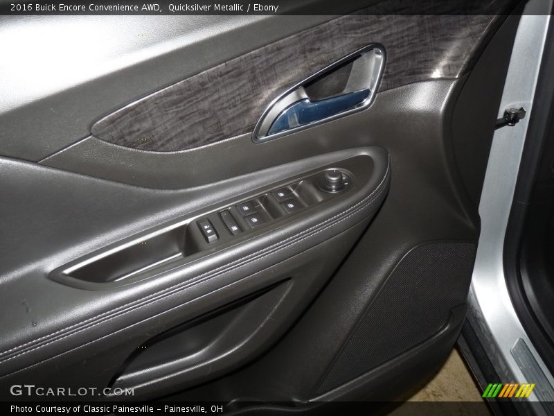 Quicksilver Metallic / Ebony 2016 Buick Encore Convenience AWD