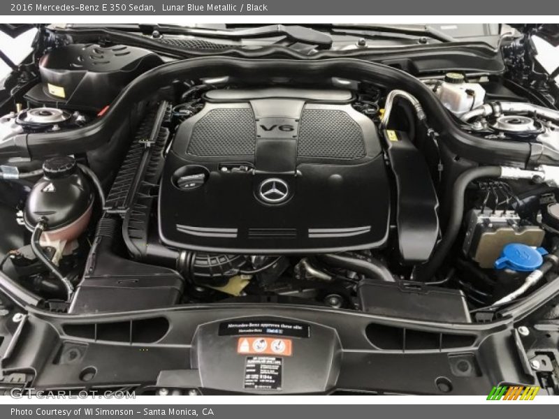 Lunar Blue Metallic / Black 2016 Mercedes-Benz E 350 Sedan