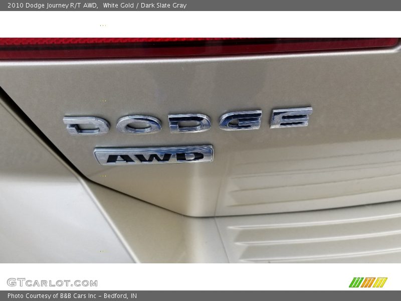 White Gold / Dark Slate Gray 2010 Dodge Journey R/T AWD