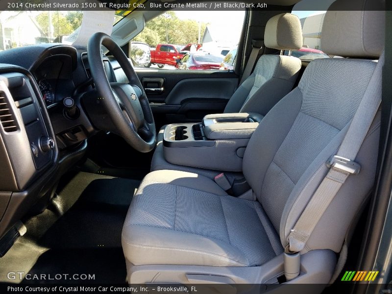 Blue Granite Metallic / Jet Black/Dark Ash 2014 Chevrolet Silverado 1500 WT Regular Cab