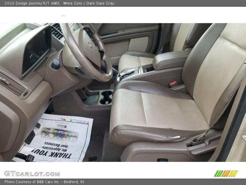 White Gold / Dark Slate Gray 2010 Dodge Journey R/T AWD