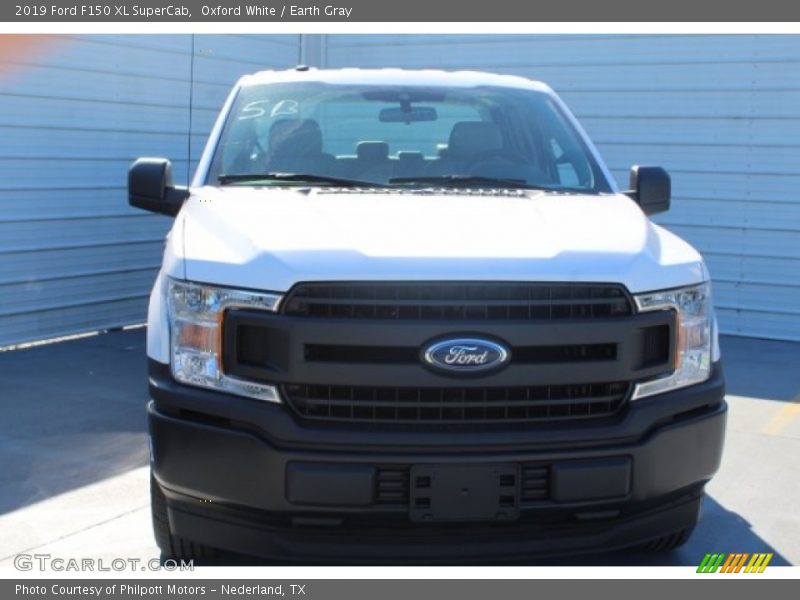 Oxford White / Earth Gray 2019 Ford F150 XL SuperCab