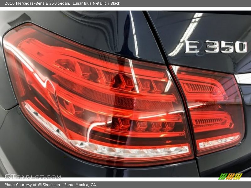Lunar Blue Metallic / Black 2016 Mercedes-Benz E 350 Sedan