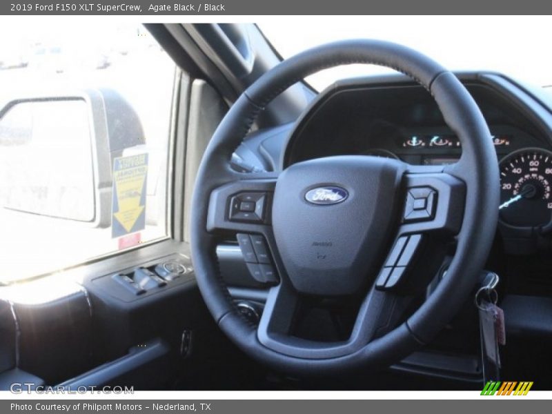 Agate Black / Black 2019 Ford F150 XLT SuperCrew
