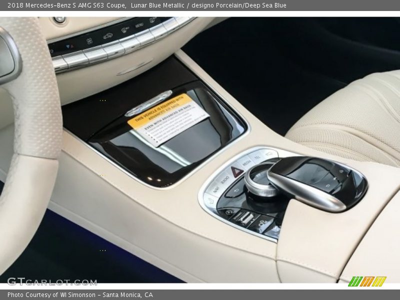 Lunar Blue Metallic / designo Porcelain/Deep Sea Blue 2018 Mercedes-Benz S AMG S63 Coupe