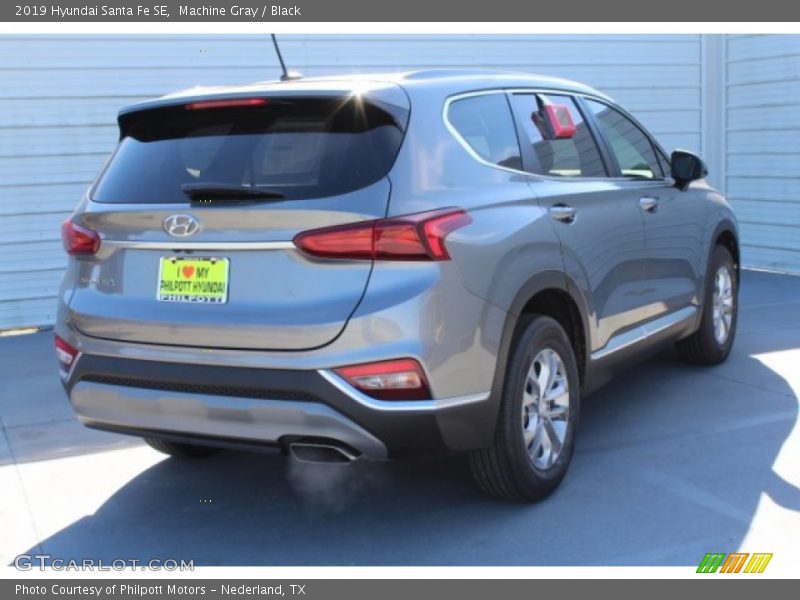 Machine Gray / Black 2019 Hyundai Santa Fe SE