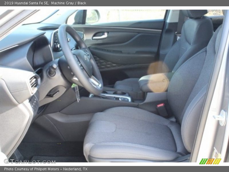 Machine Gray / Black 2019 Hyundai Santa Fe SE