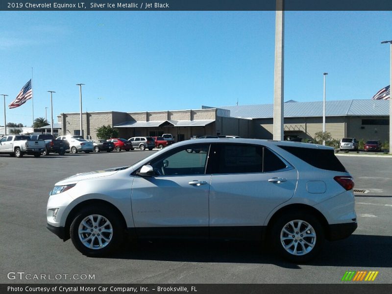 Silver Ice Metallic / Jet Black 2019 Chevrolet Equinox LT