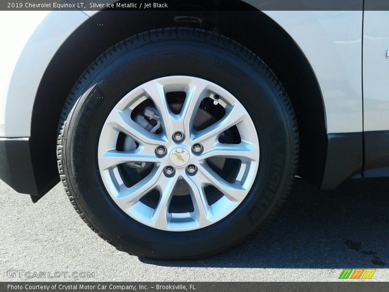 Silver Ice Metallic / Jet Black 2019 Chevrolet Equinox LT