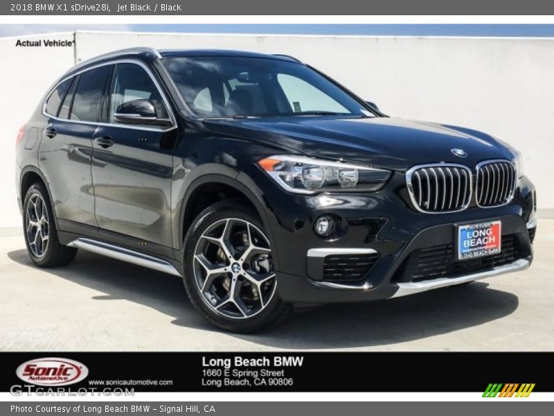 Jet Black / Black 2018 BMW X1 sDrive28i