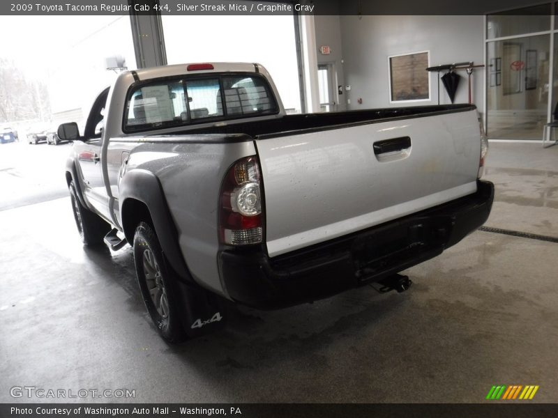 Silver Streak Mica / Graphite Gray 2009 Toyota Tacoma Regular Cab 4x4