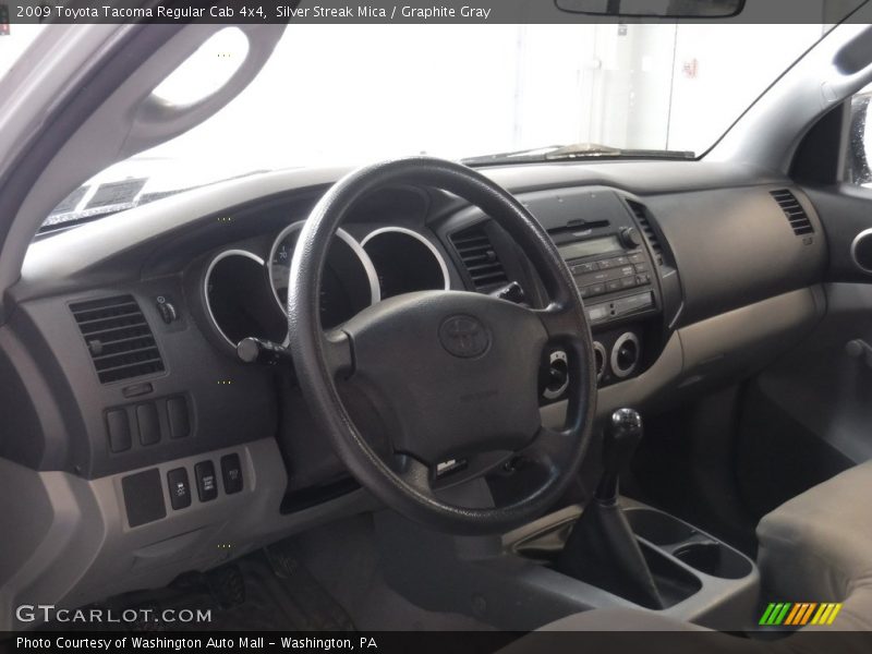 Silver Streak Mica / Graphite Gray 2009 Toyota Tacoma Regular Cab 4x4