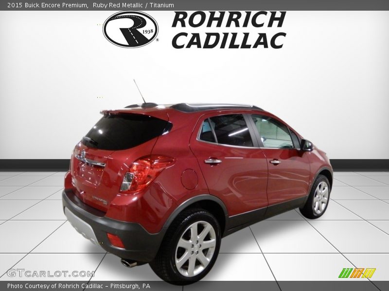 Ruby Red Metallic / Titanium 2015 Buick Encore Premium