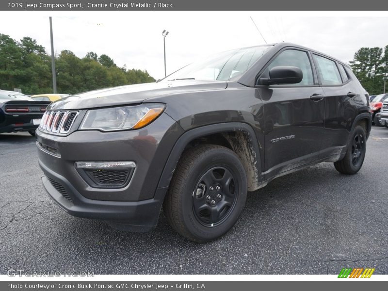 Granite Crystal Metallic / Black 2019 Jeep Compass Sport