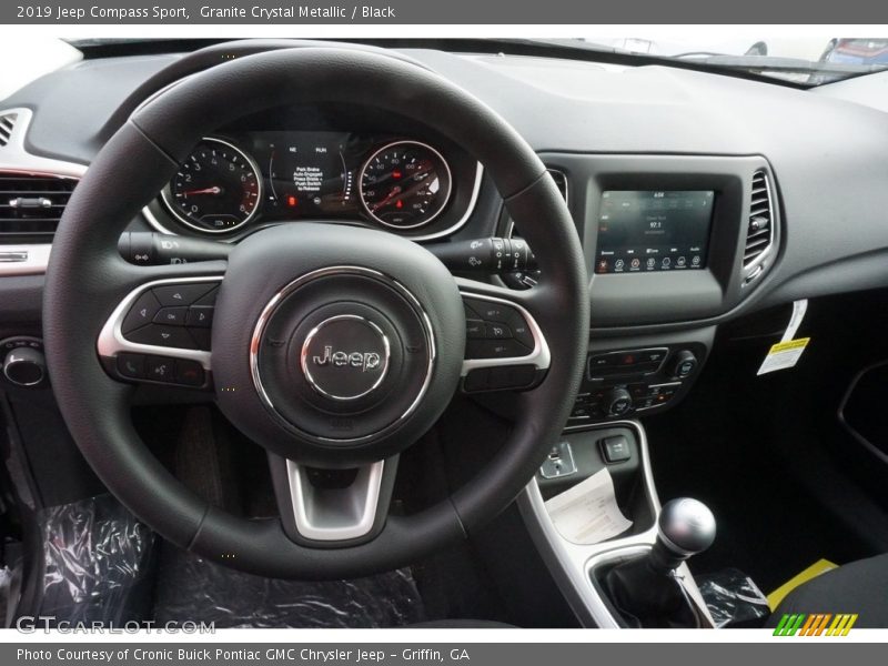 Granite Crystal Metallic / Black 2019 Jeep Compass Sport