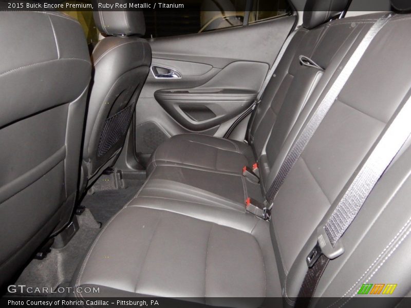 Ruby Red Metallic / Titanium 2015 Buick Encore Premium