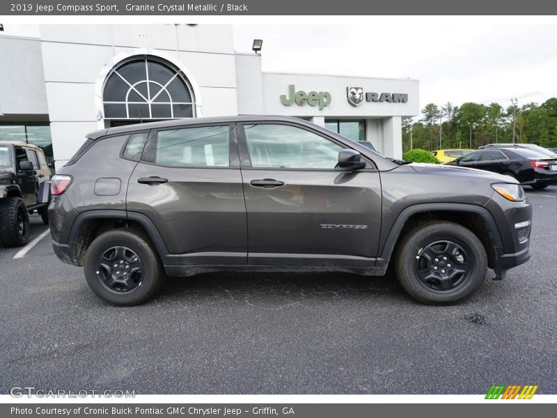 Granite Crystal Metallic / Black 2019 Jeep Compass Sport