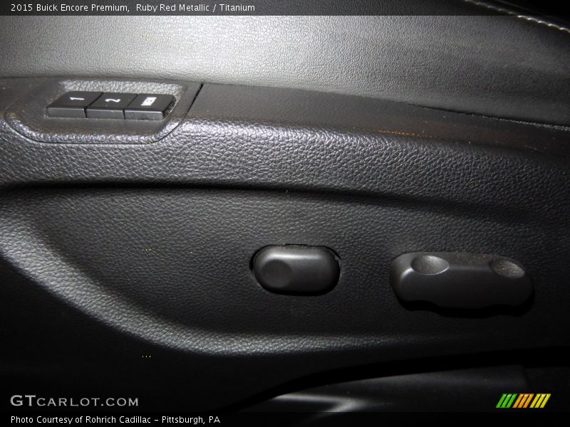 Ruby Red Metallic / Titanium 2015 Buick Encore Premium