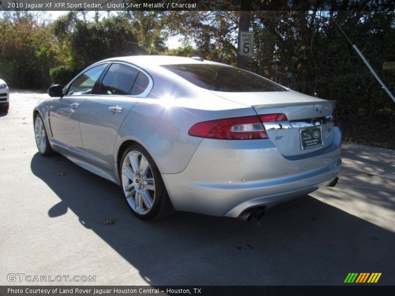 Liquid Silver Metallic / Charcoal 2010 Jaguar XF XFR Sport Sedan
