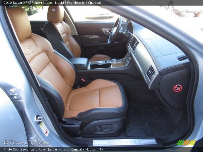 Liquid Silver Metallic / Charcoal 2010 Jaguar XF XFR Sport Sedan