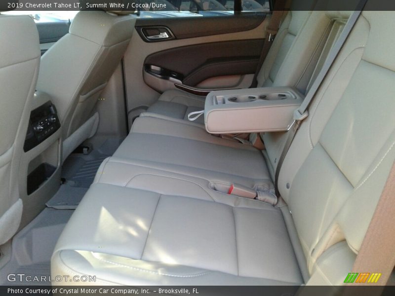 Summit White / Cocoa/Dune 2019 Chevrolet Tahoe LT