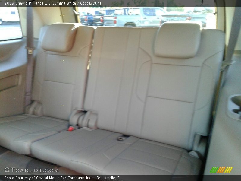 Summit White / Cocoa/Dune 2019 Chevrolet Tahoe LT