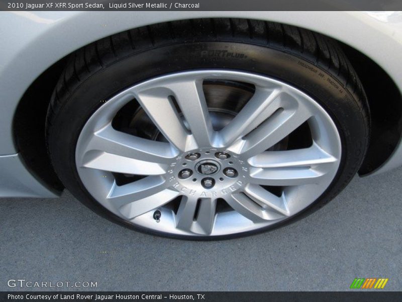 Liquid Silver Metallic / Charcoal 2010 Jaguar XF XFR Sport Sedan