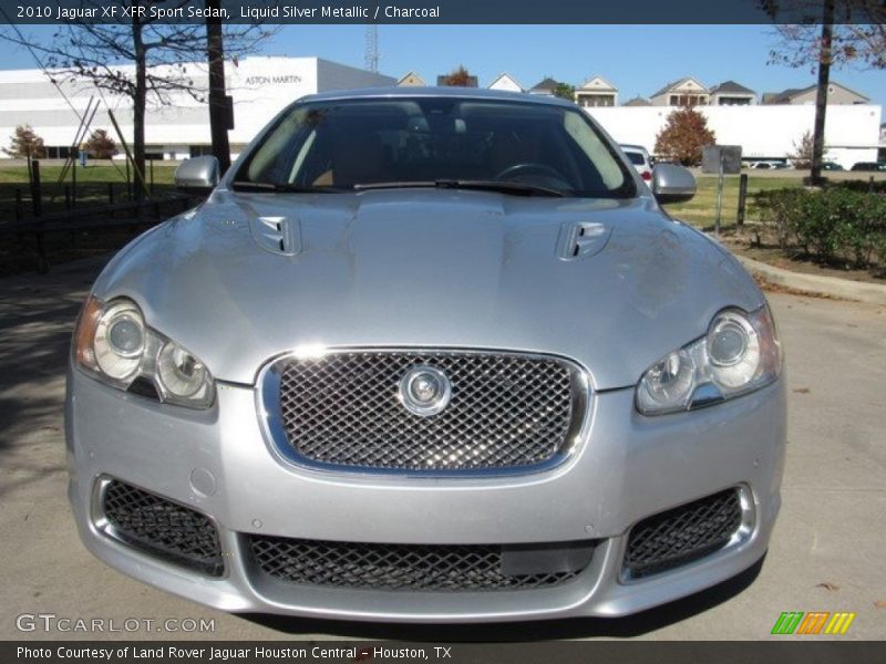 Liquid Silver Metallic / Charcoal 2010 Jaguar XF XFR Sport Sedan