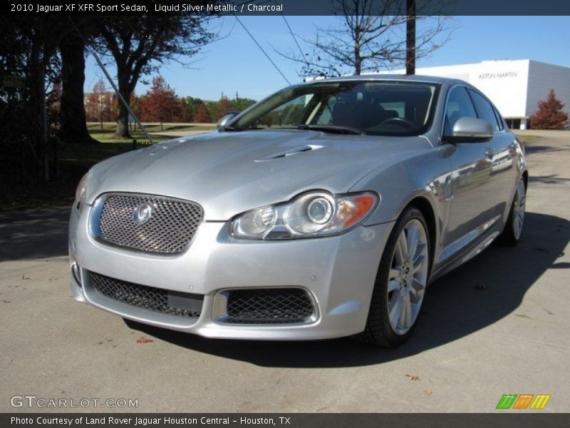 Liquid Silver Metallic / Charcoal 2010 Jaguar XF XFR Sport Sedan