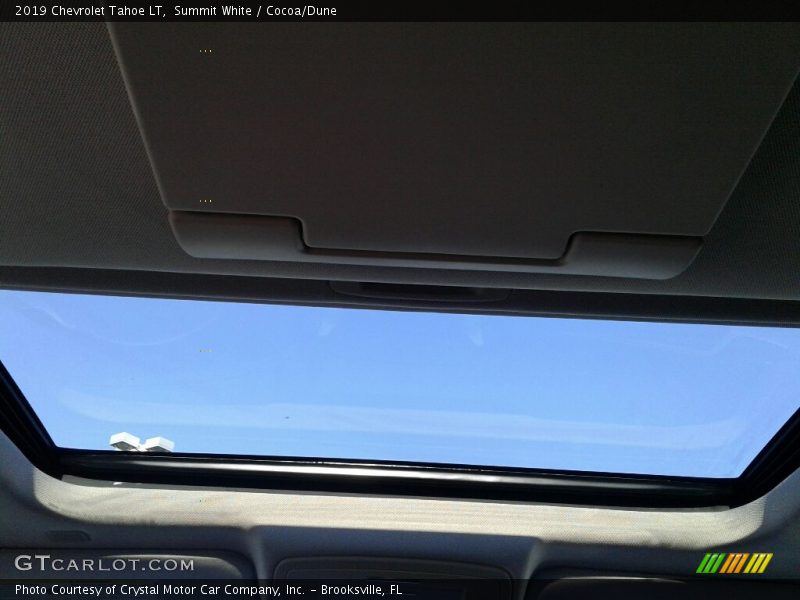 Summit White / Cocoa/Dune 2019 Chevrolet Tahoe LT