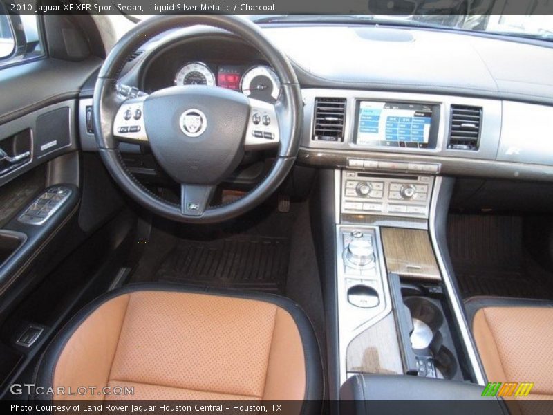 Liquid Silver Metallic / Charcoal 2010 Jaguar XF XFR Sport Sedan