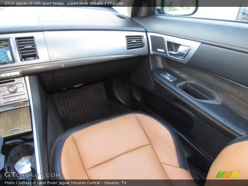 Liquid Silver Metallic / Charcoal 2010 Jaguar XF XFR Sport Sedan