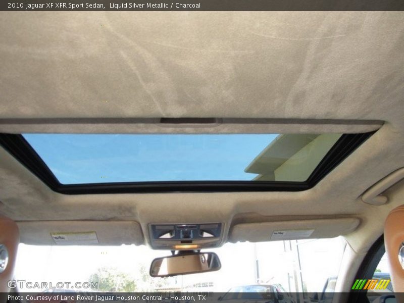 Liquid Silver Metallic / Charcoal 2010 Jaguar XF XFR Sport Sedan