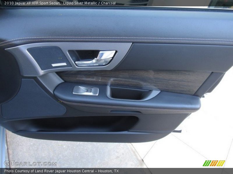Liquid Silver Metallic / Charcoal 2010 Jaguar XF XFR Sport Sedan